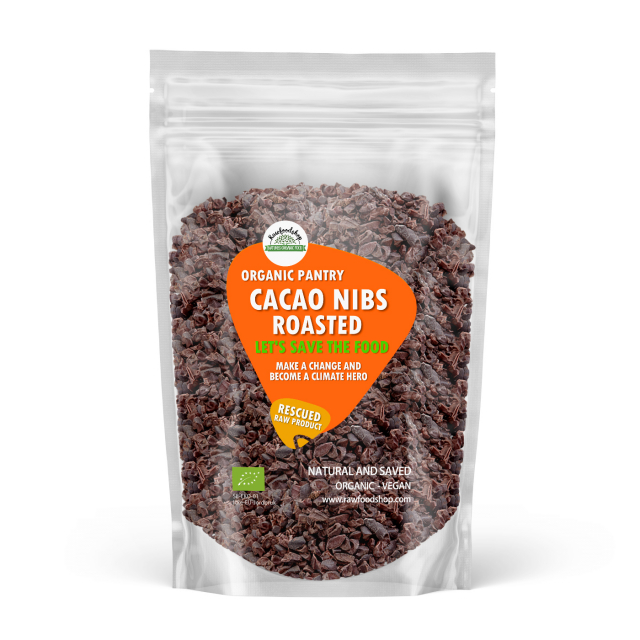 Paahdetut kaakaonibsit LUOMU 1kg