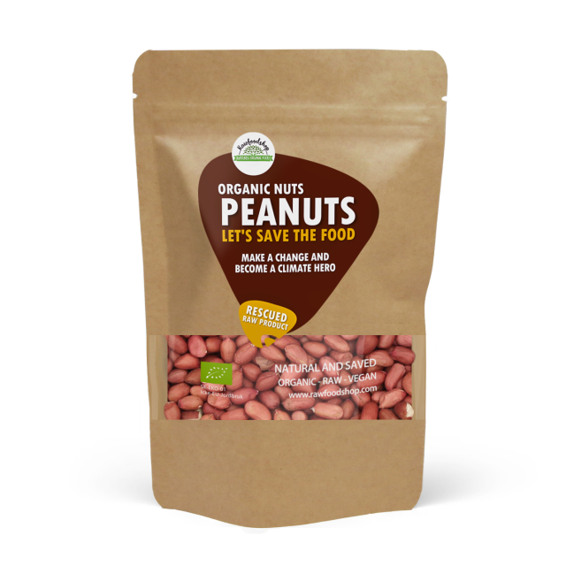Maapähkinät RAW LUOMU 1kg
