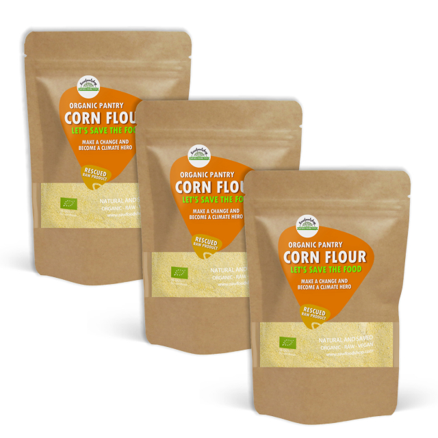 Maissijauho LUOMU 1kg x 3 pakettia