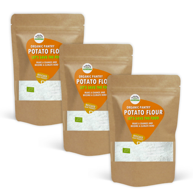 Perunajauho LUOMU 1kg x 3 pakettia