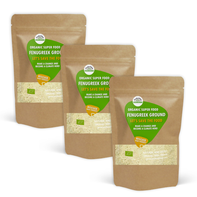 Sarviapila Jauhettu LUOMU 250g x 3 pakettia