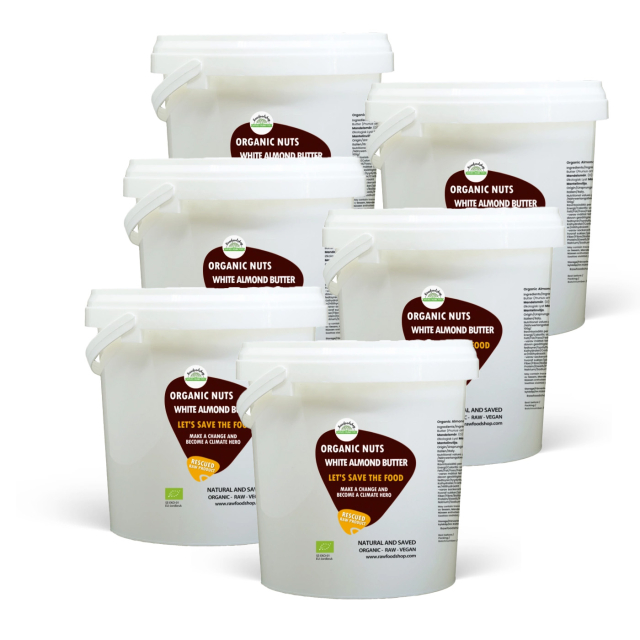 Mantelivoi Vaalea RAW LUOMU 1kg x 6 pakettia