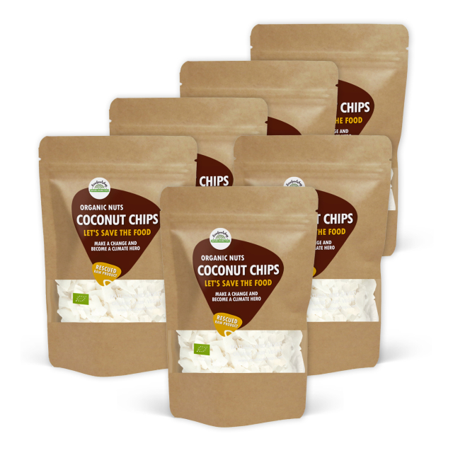 Kookoslastut RAW LUOMU 500g x 6 pakettia