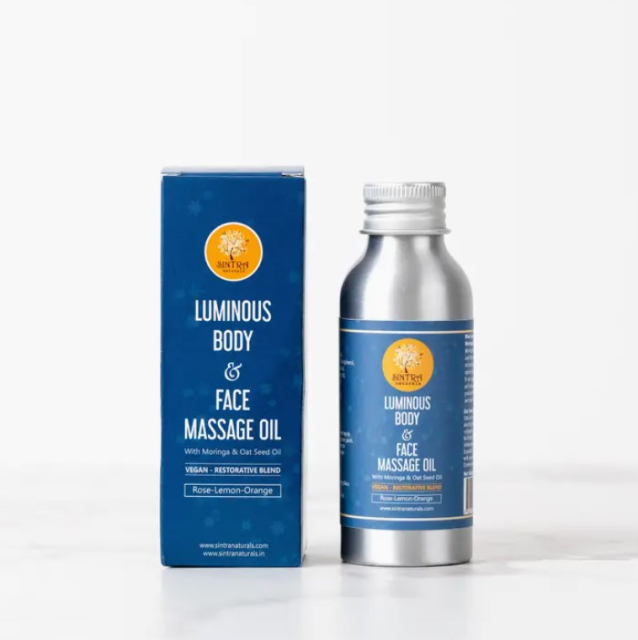 Vartalo- ja Kasvohierontaöljy 100ml