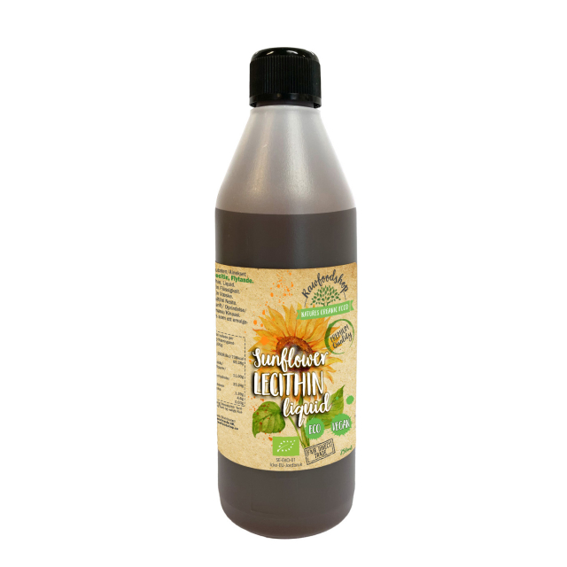 Auringonkukan Lesitiini Nestemäinen LUOMU 250ml