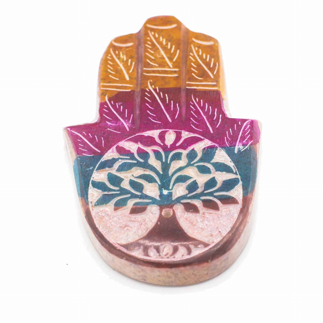 Suitsukeastia Hamsa Monivärinen 9x6cm