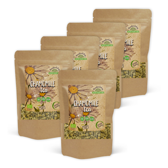Kamomilla Tee LUOMU 50g x 5 pakettia