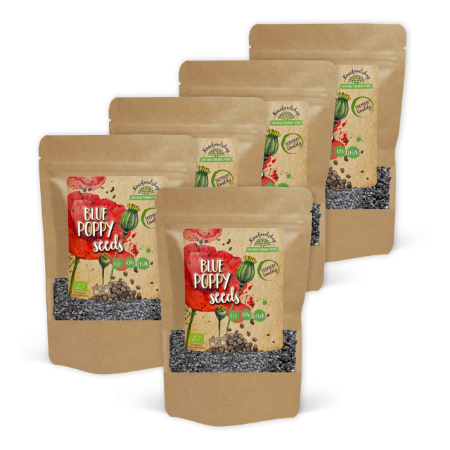 Unikonsiemenet Sininen LUOMU 100g x 5 pakettia