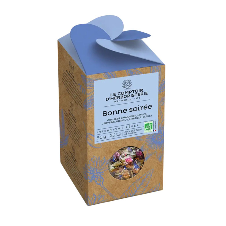 Yrttihauduke Good Evening LUOMU 50g ryhmässä Raaka-aineet / Juomat / Teet @ Rawfoodshop Scandinavia AB (0502_TM)