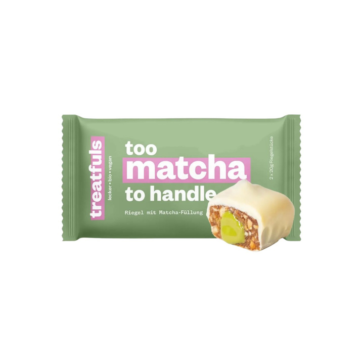 Valkosuklaapatukka Matchatäytteellä LUOMU 2x20 g ryhmässä Raaka-aineet / Karkkia & Suklaata / Suklaapatukat @ Rawfoodshop Scandinavia AB (080203-01)