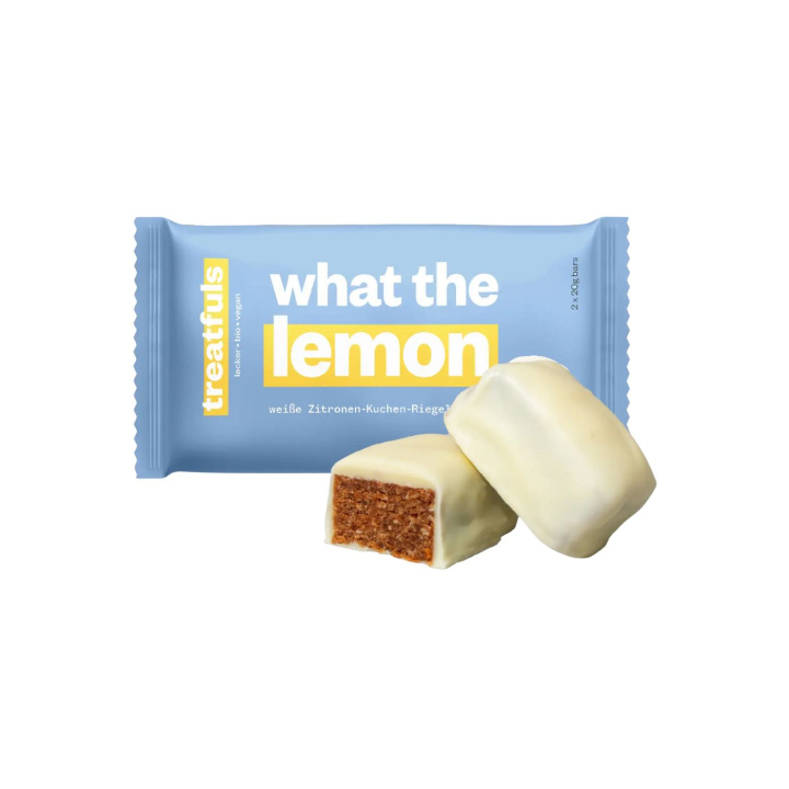 Valkosuklaapatukka Sitruunakakku LUOMU 2x20g ryhmässä Raaka-aineet / Karkkia & Suklaata / Suklaapatukat @ Rawfoodshop Scandinavia AB (086208-01)