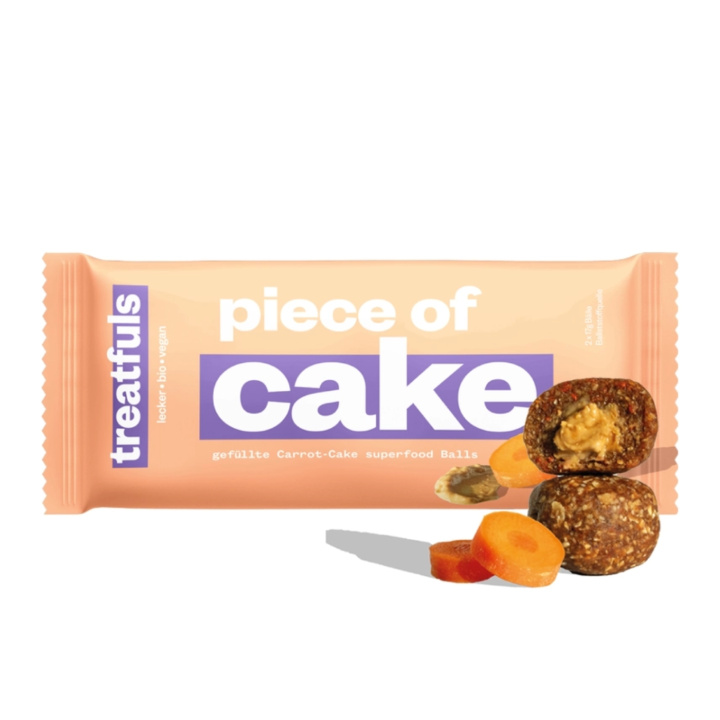 Energiapallot Porkkanakakku LUOMU 2x20 g ryhmässä Raaka-aineet / Karkkia & Suklaata / Suklaapatukat @ Rawfoodshop Scandinavia AB (0962011-01)