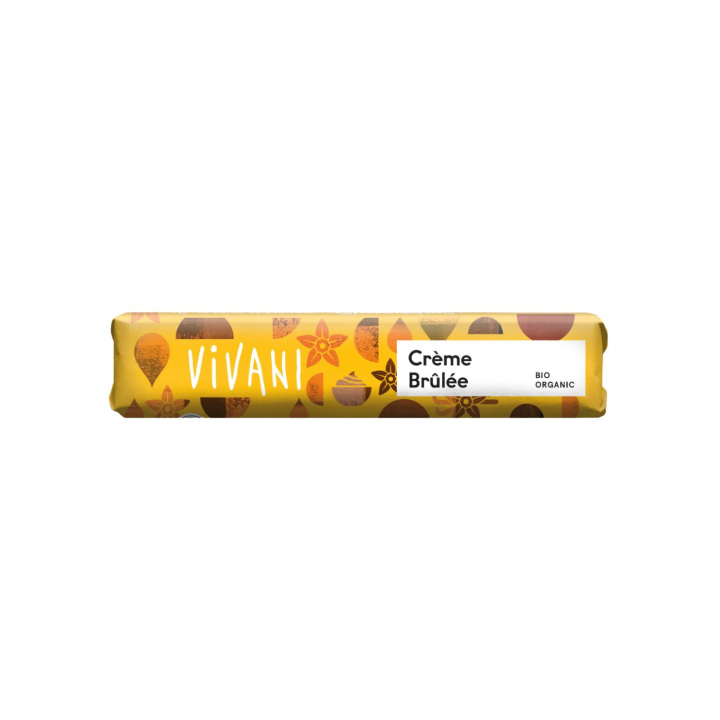 Vivani Crème Brûlée LUOMU 40 g ryhmässä Raaka-aineet / Karkkia & Suklaata @ Rawfoodshop Scandinavia AB (100068)