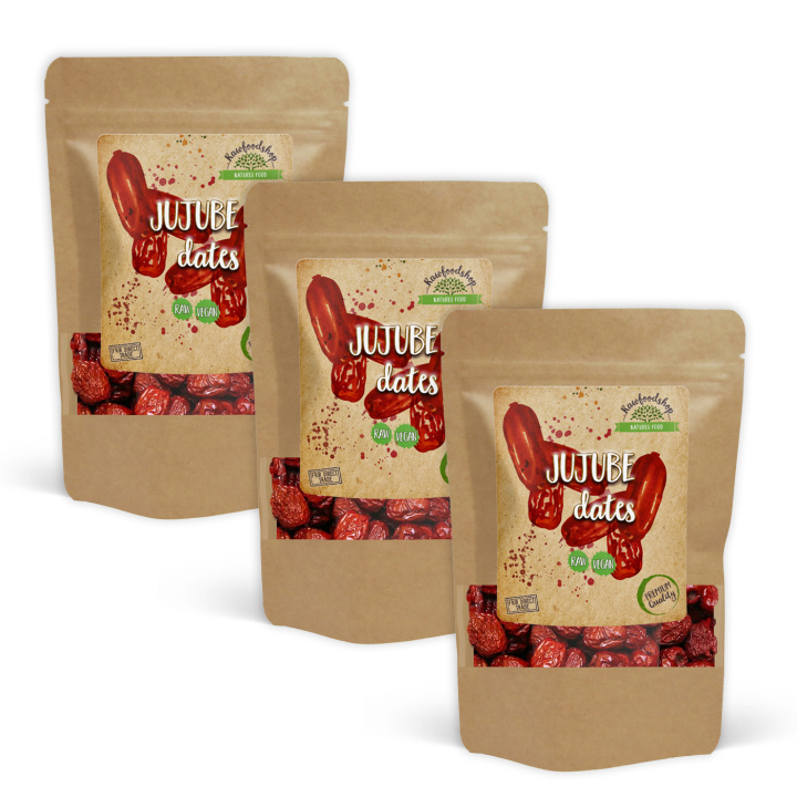 Jujube-taatelit 200g x 3 pakettia ryhmässä Raaka-aineet / Hedelmät & Marjat / Muu Hedelmä ja Marjat @ Rawfoodshop Scandinavia AB (100115-SET3)