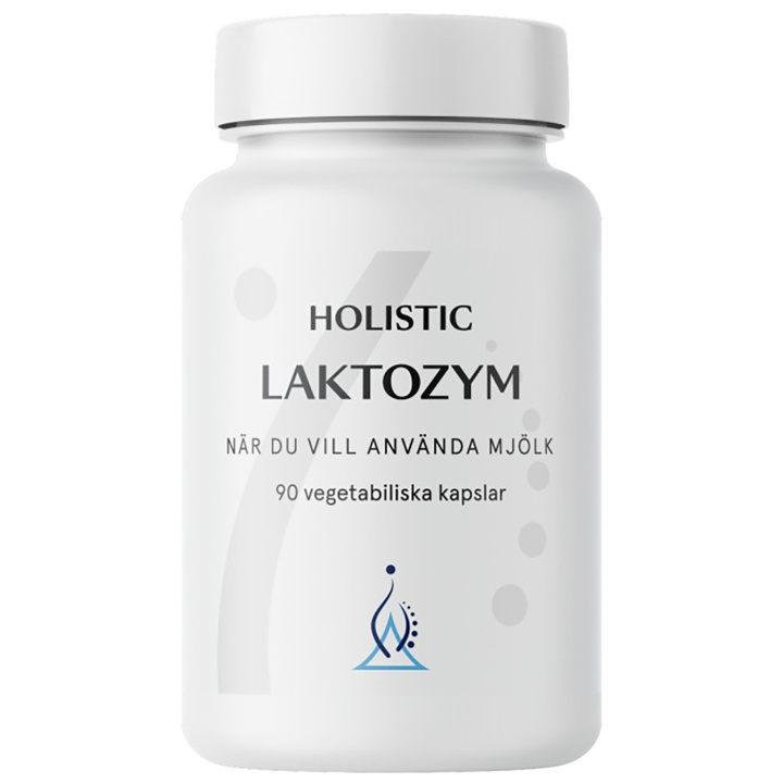 Holistic Laktozym 90 kapselia ryhmässä Ravintolisät / Muut ravintolisät / Entsyymit @ Rawfoodshop Scandinavia AB (1026)