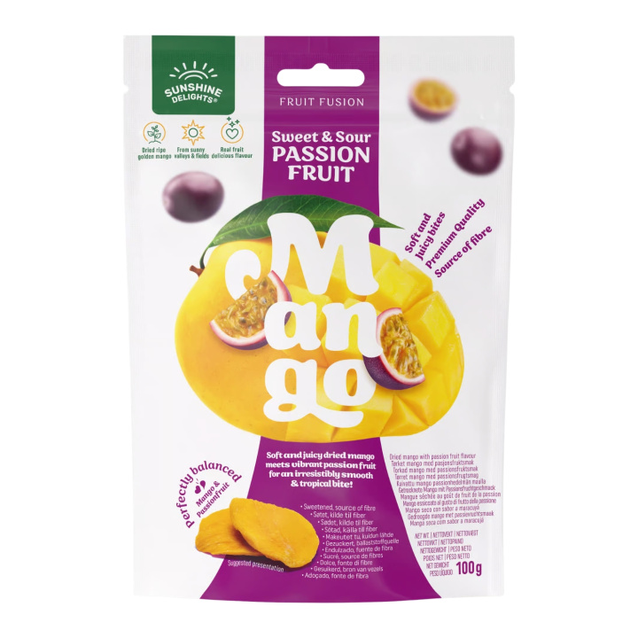 Mango ja Passionhedelmä 100 g ryhmässä Raaka-aineet / Hedelmät & Marjat / Mango @ Rawfoodshop Scandinavia AB (1041)