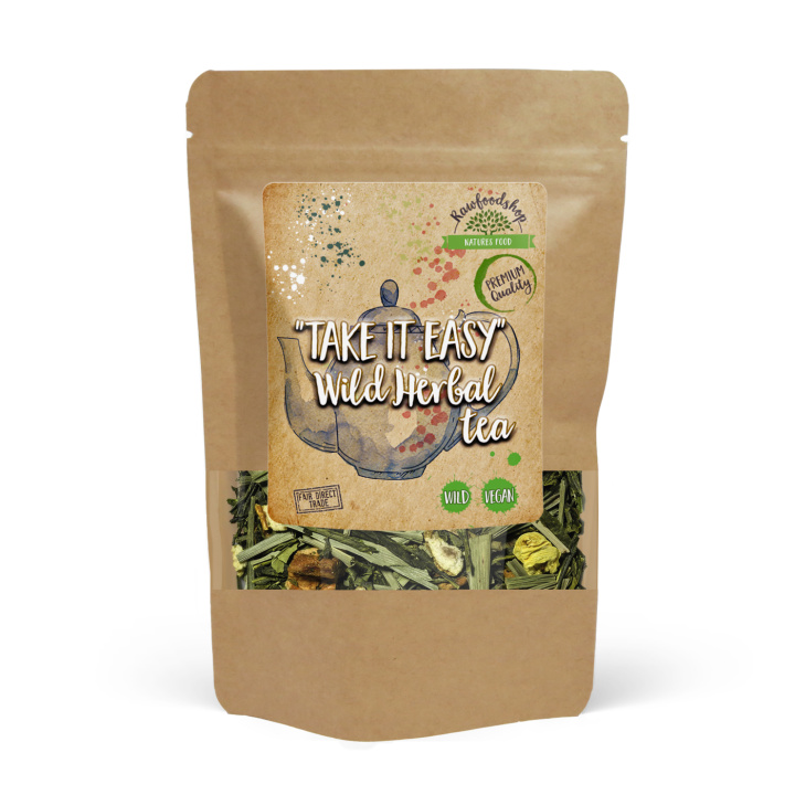 Take it Easy Villi Yrttitee 100g ryhmässä Raaka-aineet / Juomat / Teet @ Rawfoodshop Scandinavia AB (10789)