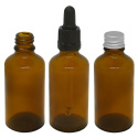 Lasipullo Ruskea 50ml