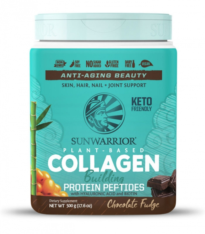 Sunwarrior Collagen Building Protein Suklaa 500g ryhmässä Raaka-aineet / Terveysruoka / Kollageeni @ Rawfoodshop Scandinavia AB (1284)