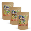 Pellavansiemenet Ruskea LUOMU 1 kg x 3 pakettia