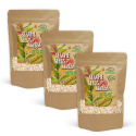 Kuoritut seesaminsiemenet LUOMU 1kg x 3 pakettia