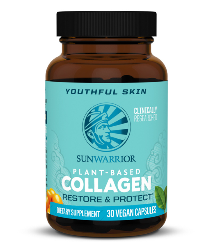 Sunwarrior Collagen Restore & Protect 30 kapselia ryhmässä Ravintolisät / Käyttöalue / Antioksidantit @ Rawfoodshop Scandinavia AB (1566)