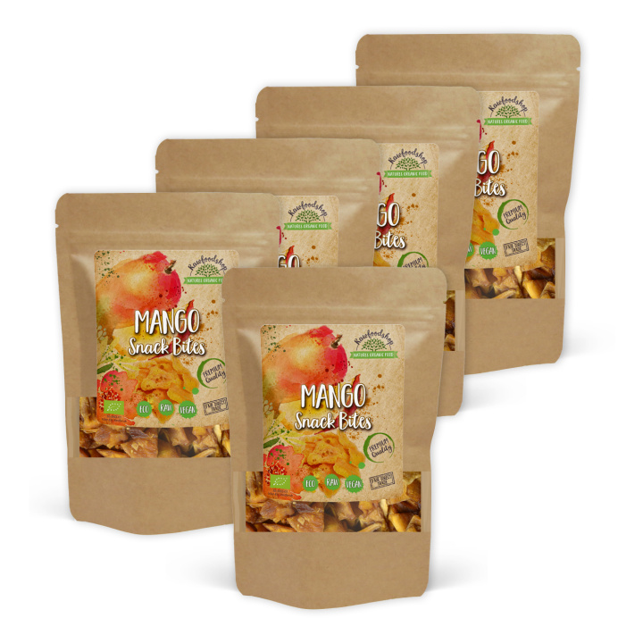 Mango Hedelmäpalat LUOMU 100g x 5 pakettia ryhmässä Raaka-aineet / Hedelmät & Marjat / Mango @ Rawfoodshop Scandinavia AB (18223100-SET5)