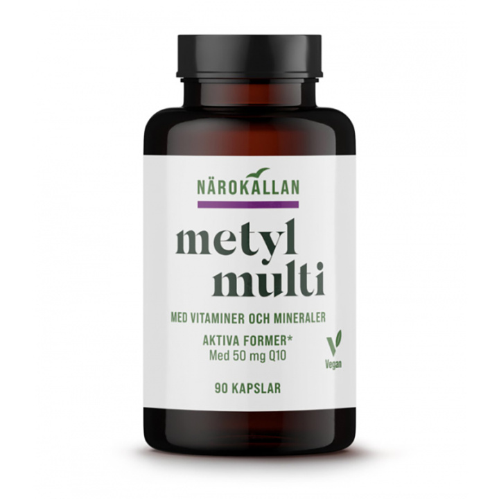 Metyyli Multivitamiini 90 Kapselia ryhmässä Ravintolisät / Vitamiinit / Monivitamiinit @ Rawfoodshop Scandinavia AB (1848)
