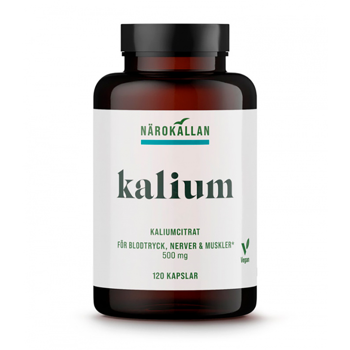 Kaliumsittraatti 120 kapselia ryhmässä Ravintolisät / Mineraalit / Muut mineraalit @ Rawfoodshop Scandinavia AB (1982)
