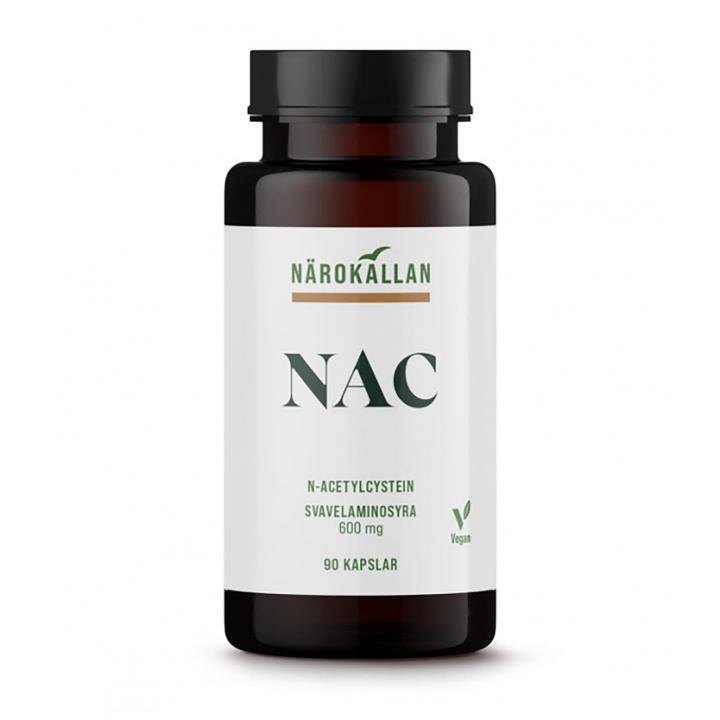 NAC 600mg 90k ryhmässä Ravintolisät / Proteiinit & Aminohapot / Aminohapot @ Rawfoodshop Scandinavia AB (1999)