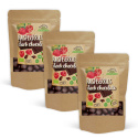 Tummat Suklaaherkut Vadelmilla LUOMU 100g x 3 pakettia