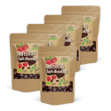 Tummat Suklaaherkut Vadelmilla LUOMU 100g x 5 pakettia