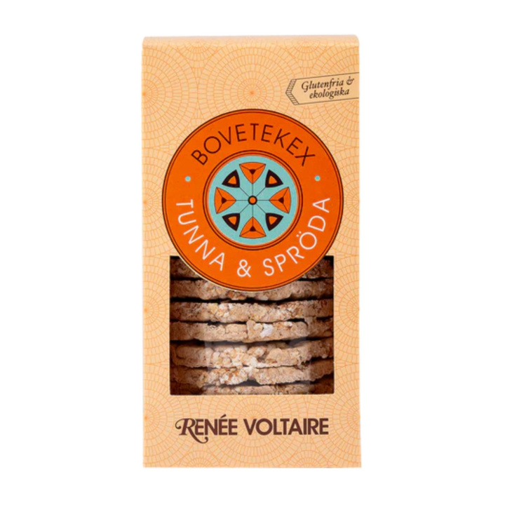 Tattarikeksit Ohuet & Rapeat LUOMU 120g ryhmässä Raaka-aineet / Ruokakomero / Keksit, keksit & leipä @ Rawfoodshop Scandinavia AB (2133-1)