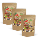 Hedelmä- & Pähkinäsekoitus Suklaa Cashew Metsämarjat LUOMU 500g x 3 pakettia