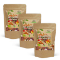 Pähkinä- & Hedelmäsekoitus Manteli Mulperi Mango LUOMU 500g x 3 pakettia