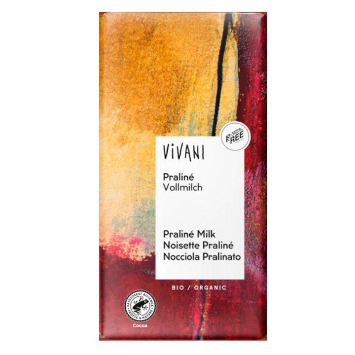 Vivani Suklaa Vaalea Praliini Nougat LUOMU 100g ryhmässä Raaka-aineet @ Rawfoodshop Scandinavia AB (21963)