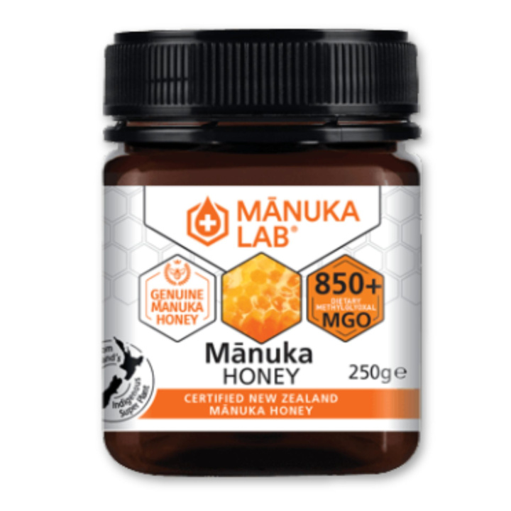 Manuka Lab Manuka-hunaja MGO 850+ 250 g ryhmässä Raaka-aineet / Leipominen / Hunaja @ Rawfoodshop Scandinavia AB (2211)