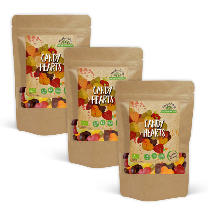 Karkkisydämet LUOMU 100g x 3 pakettia ryhmässä Raaka-aineet / Karkkia & Suklaata / Makeiset @ Rawfoodshop Scandinavia AB (221891-SET3)