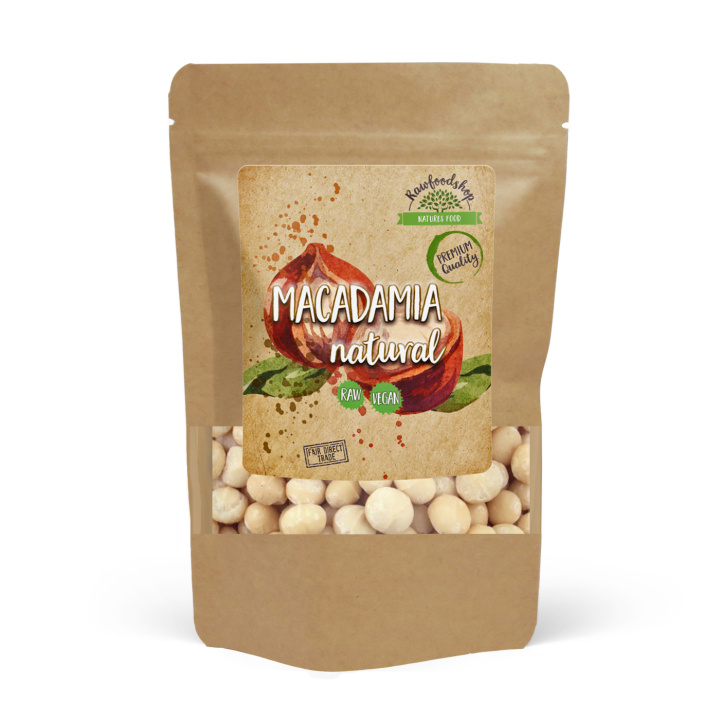 Macadamiapähkinät Premium RAW 1kg ryhmässä Raaka-aineet / Pähkinät / Macadamia @ Rawfoodshop Scandinavia AB (22410-1)