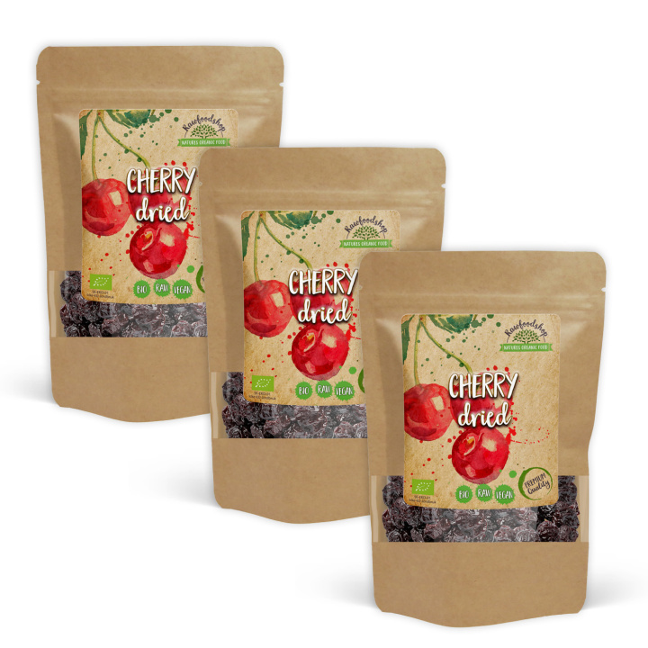 Kirsikat LUOMU 1kg x 3 pakettia ryhmässä Raaka-aineet / Hedelmät & Marjat / Muu Hedelmä ja Marjat @ Rawfoodshop Scandinavia AB (227521-SET3)