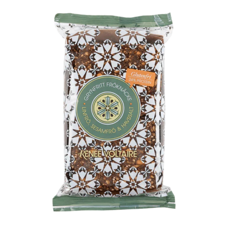 Viljaton Siemennäkkileipä Pellavansiemen, Seesaminsiemen & Merisuola 170g ryhmässä Raaka-aineet / Ruokakomero / Keksit, keksit & leipä @ Rawfoodshop Scandinavia AB (2345)