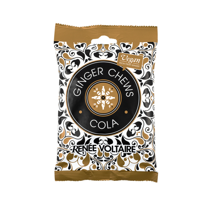 Ginger Chews Cola 120g ryhmässä Raaka-aineet / Karkkia & Suklaata / Makeiset @ Rawfoodshop Scandinavia AB (2443)