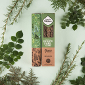 Eukalyptus, Setri, Laakerinlehti & Frankinsensi suitsuketikkuja 9 kpl Eukalyptus, Setri, Laakerinlehti & Frankinsensi suitsuketikkuja 9 kpl