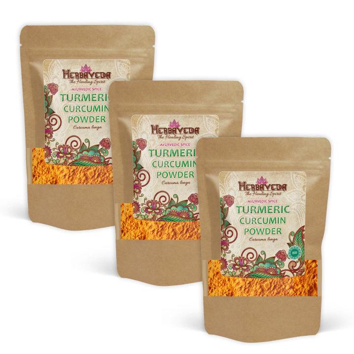 Kurkuma Kurkumiini LUOMU 500g x 3 pakettia ryhmässä Raaka-aineet / Ruokakomero / Mausteet & Suola / Kurkuma @ Rawfoodshop Scandinavia AB (2592-SET3)