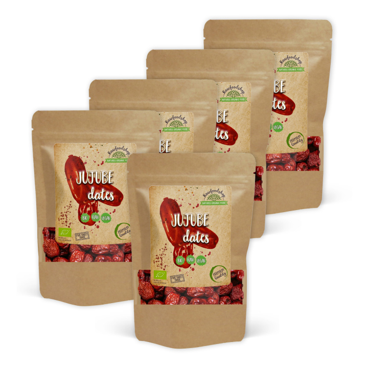 Jujube-taatelit Luomu 200 g x 5 kpl ryhmässä Raaka-aineet / Hedelmät & Marjat / Muu Hedelmä ja Marjat @ Rawfoodshop Scandinavia AB (291281200-SET5)