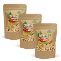 Paahdetut & Suolatut Cashewpähkinät LUOMU 1kg x 3 pakettia