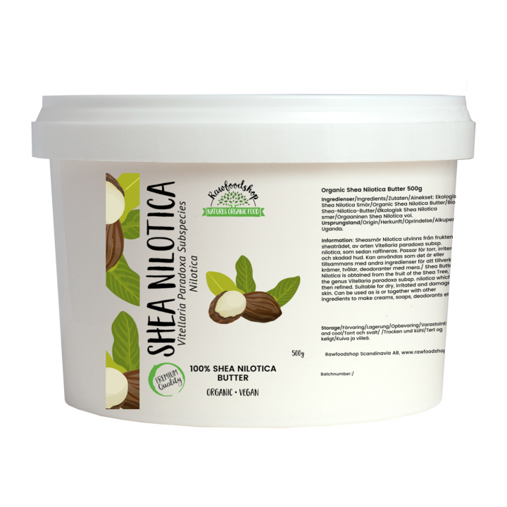 Sheavoi Nilotica LUOMU 500g ryhmässä Iho & Vartalo / Luonnollinen DIY / Rasvat & Vahat @ Rawfoodshop Scandinavia AB (35007255)