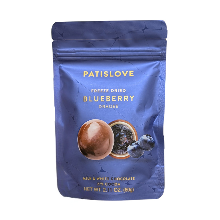 Pakastekuivatut mustikat maito- ja valkosuklaassa 60 g ryhmässä Raaka-aineet / Hedelmät & Marjat / Mustikka @ Rawfoodshop Scandinavia AB (40002617)