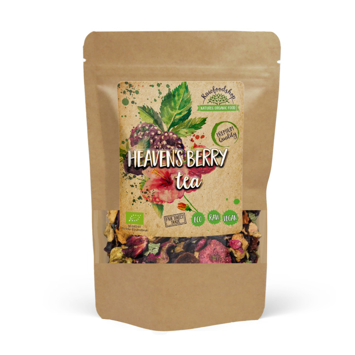 Heaven\'s Berry Tee LUOMU 50g ryhmässä Raaka-aineet / Juomat / Teet @ Rawfoodshop Scandinavia AB (402275)
