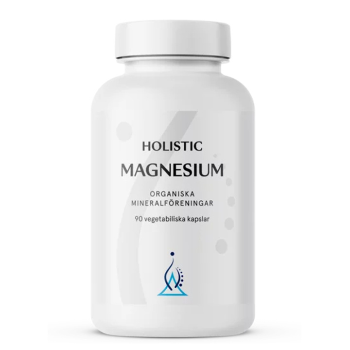 Holistic Magnesium 90 kapselia ryhmässä Ravintolisät / Mineraalit / Magnesium @ Rawfoodshop Scandinavia AB (4050)